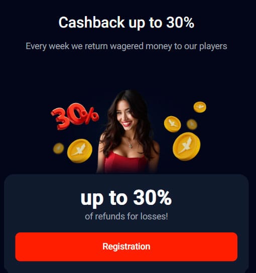 Cashback bonuses TOPX